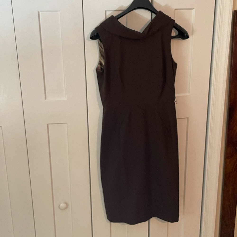 Clean Cut Brown Dress
